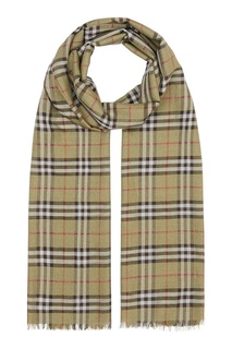 Шарф зеленого цвета в клетку Vintage Check Burberry