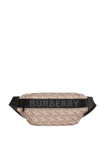 Бежевая поясная сумка Burberry