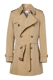 Бежевый укороченный тренч Burberry