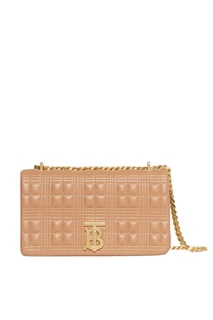 Бежевая сумка на цепочке Burberry