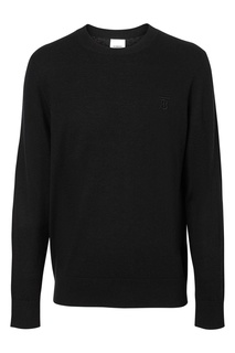Черный трикотажный пуловер Burberry