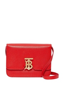 Красная сумка с монограммой Burberry
