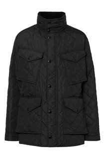 Черная куртка с накладными карманами Burberry
