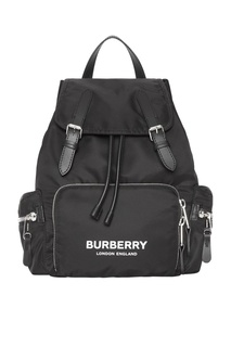 Черный нейлоновый рюкзак Burberry