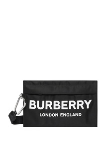 Черная сумка с ручкой-петлей Burberry