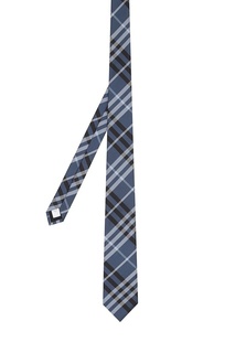 Синий галстук с узором Burberry