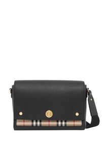 Черная сумка со вставкой Burberry