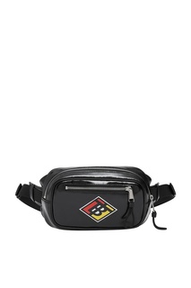 Черная поясная сумка с логотипом Burberry