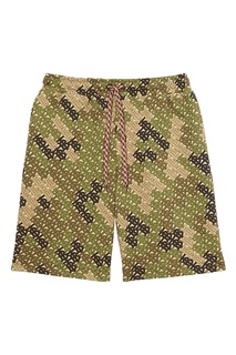 Шорты с камуфляжным принтом Burberry