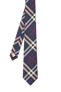 Синий галстук в клетку Burberry