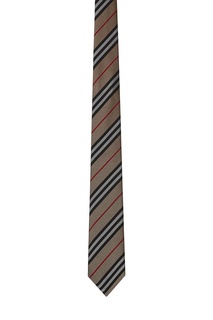 Шелковый галстук в фирменную полоску Burberry