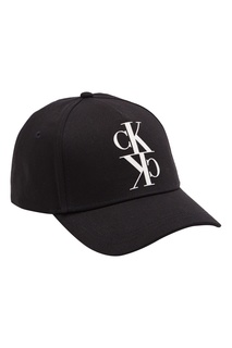 Черная бейсболка с логотипом Calvin Klein