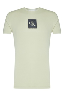 Фисташковая футболка Calvin Klein