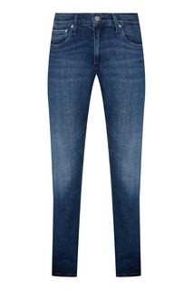 Синие джинсы с пятью карманами Calvin Klein