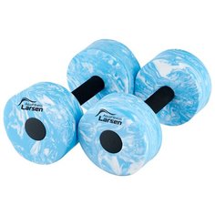 Аквагантель Larsen AquaFitness YP-27B средней сопротивляемости синий/белый