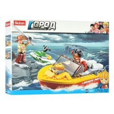 Конструктор SLUBAN Городская серия M38-B0671 Спасательный катер