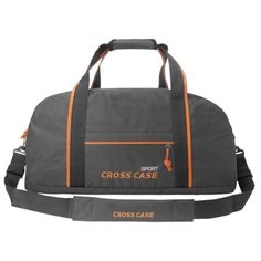 Сумка спортивная Cross Case CCS-1040, серый/оранжевый