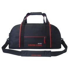 Сумка спортивная Cross Case CCS-1040, черный/красный