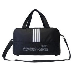 Сумка спортивная Cross Case CCS-1043, черный/белый