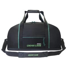 Сумка спортивная Cross Case CCS-1040, черный/зеленый