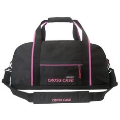 Сумка спортивная Cross Case CCS-1040, черный/розовый