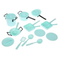 Набор посуды Наша игрушка K8820-1 голубой