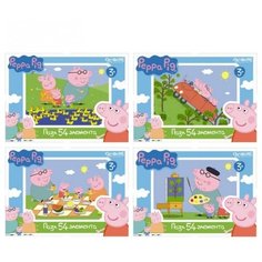 Пазл Origami Peppa Pig (01595), 54 дет.