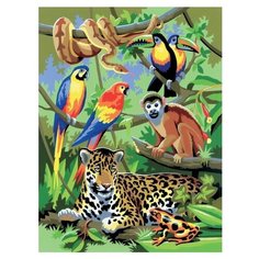 Royal & Langnickel Раскраска по номерам "В джунглях" 22х30 (PJS 28)