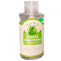 Deoproce очищающая вода для снятия макияжа с экстрактом алоэ Clean & Brightening Aloe Cleansing Water, 500 г