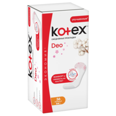 Kotex прокладки ежедневные Normal Deo daily 56 шт.