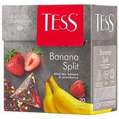 Чай черный Tess Banana split в пирамидках, 20 шт.