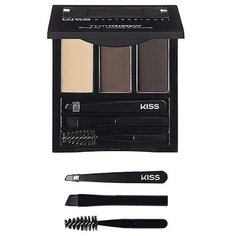 Kiss New York Professional Набор для моделирования и коррекции бровей Top brow Brunette коричневый