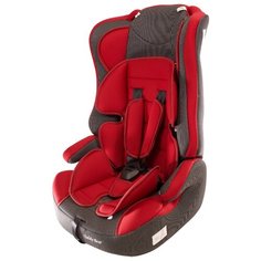 Автокресло группа 1/2/3 (9-36 кг) Мишутка LB 513RF, 39 deep red/black dot