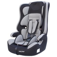 Автокресло группа 1/2/3 (9-36 кг) Мишутка LB 513RF, grey/black dot