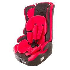 Автокресло группа 1/2/3 (9-36 кг) Мишутка LB 513RF, 18 pink/black dot