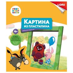 Пластилин LORI Картина из пластилина - Винни-Пух и Пятачок (Пкф-001)