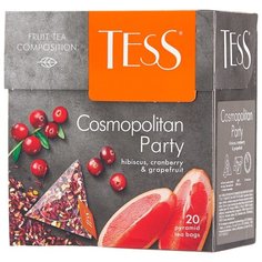 Чайный напиток красный Tess Cosmopolitan party в пирамидках, 20 шт.