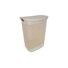 BranQ Корзина для белья Ajur 50 л слоновая кость