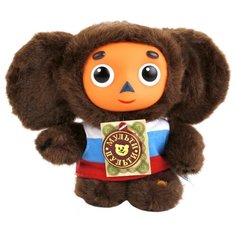 Мягкая игрушка Мульти-Пульти Чебурашка в маечке с флагом 17 см