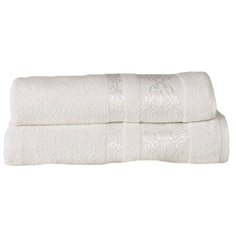 KARNA Полотенце Rebeka банное 70х140 см кремовый