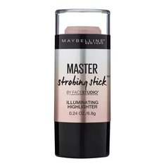 Maybelline New York By Face Studio Хайлайтер-стик Master Strobing Stick 100, светлый перламутр