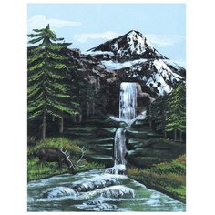 Royal & Langnickel Картина по номерам на холсте "Горный водопад" 22х30 см (PCS1)