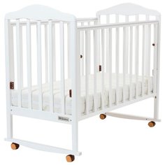 Кроватка Mr Sandman Nostalgia-1 (качалка), на полозьях белый