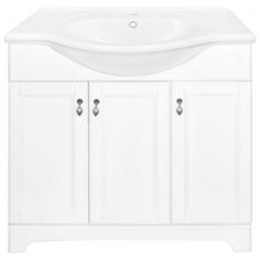 Тумба для ванной комнаты с раковиной Orange Классик F7-85TU3, ШхГхВ: 87х50х85 см, цвет: белый