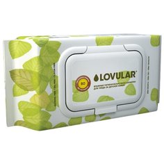 Влажные салфетки LOVULAR Фито-салфетки для ухода за детской кожей пластиковая крышка 80 шт.
