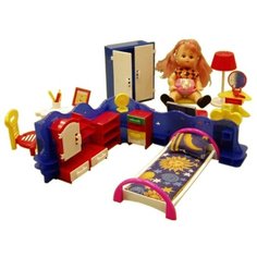 Форма Набор мебели Кристина КР (С-43-Ф) синий/красный/желтый