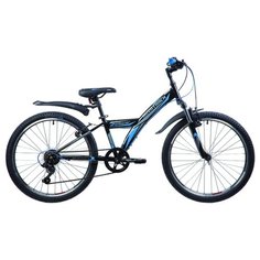 Подростковый горный (MTB) велосипед Novatrack Racer 24 Hardtail (2020) черный 10" (требует финальной сборки)