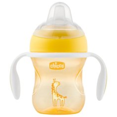 Поильник Chicco Transition Cup, 200 мл желтый
