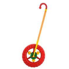 Каталка-игрушка COLORPLAST Колесо (1-014) красный