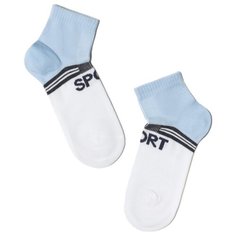 Носки Conte-kids размер 16, белый-голубой